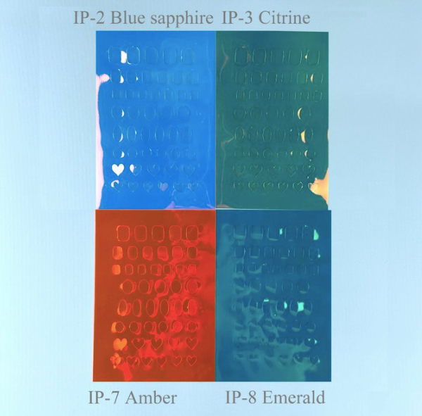 ICE GEL Ice patch Pre-cut aurora nail film - 9 colours!