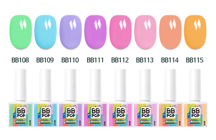 DIAMI BB POP neon light 8pc collection / individual