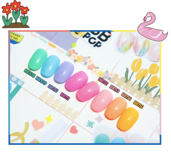DIAMI BB POP neon light 8pc collection / individual