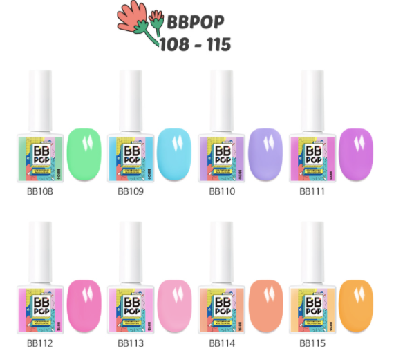 DIAMI BB POP neon light 8pc collection / individual