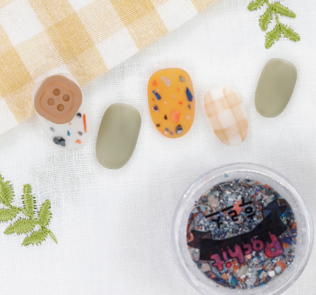 POCHIT Fruits 3pc collection - Terrazzo shell glitter