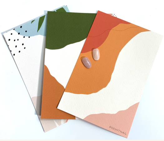 POCHIT Fruits 3pc collection - Terrazzo shell glitter