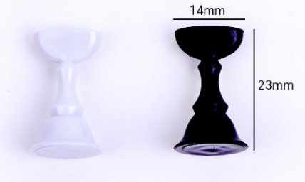 THE GEL Check print chess magnetic tip stand set