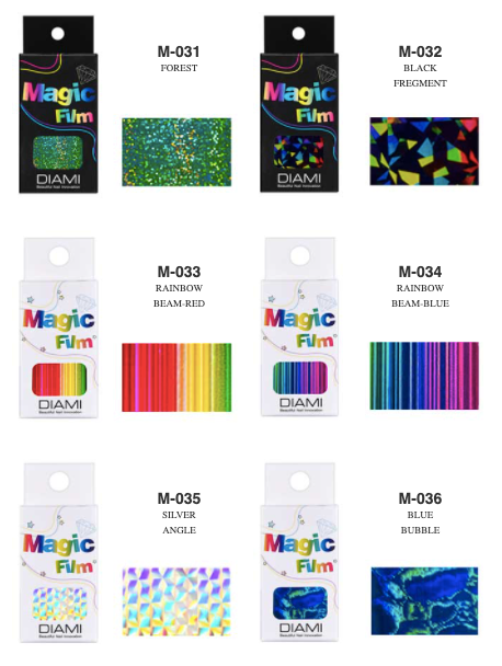 DIAMI Magic film - transfer foil 39 types