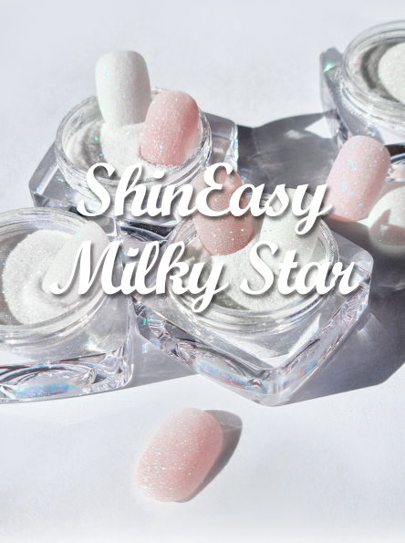 DIAMI Shine easy - MILKY STAR 4pc glitter set opal glitter