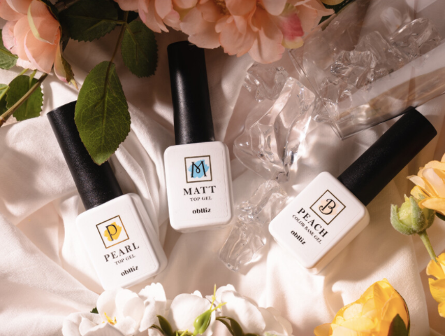 ABLLIZ Basic gels - pearl top / matt top / peach base