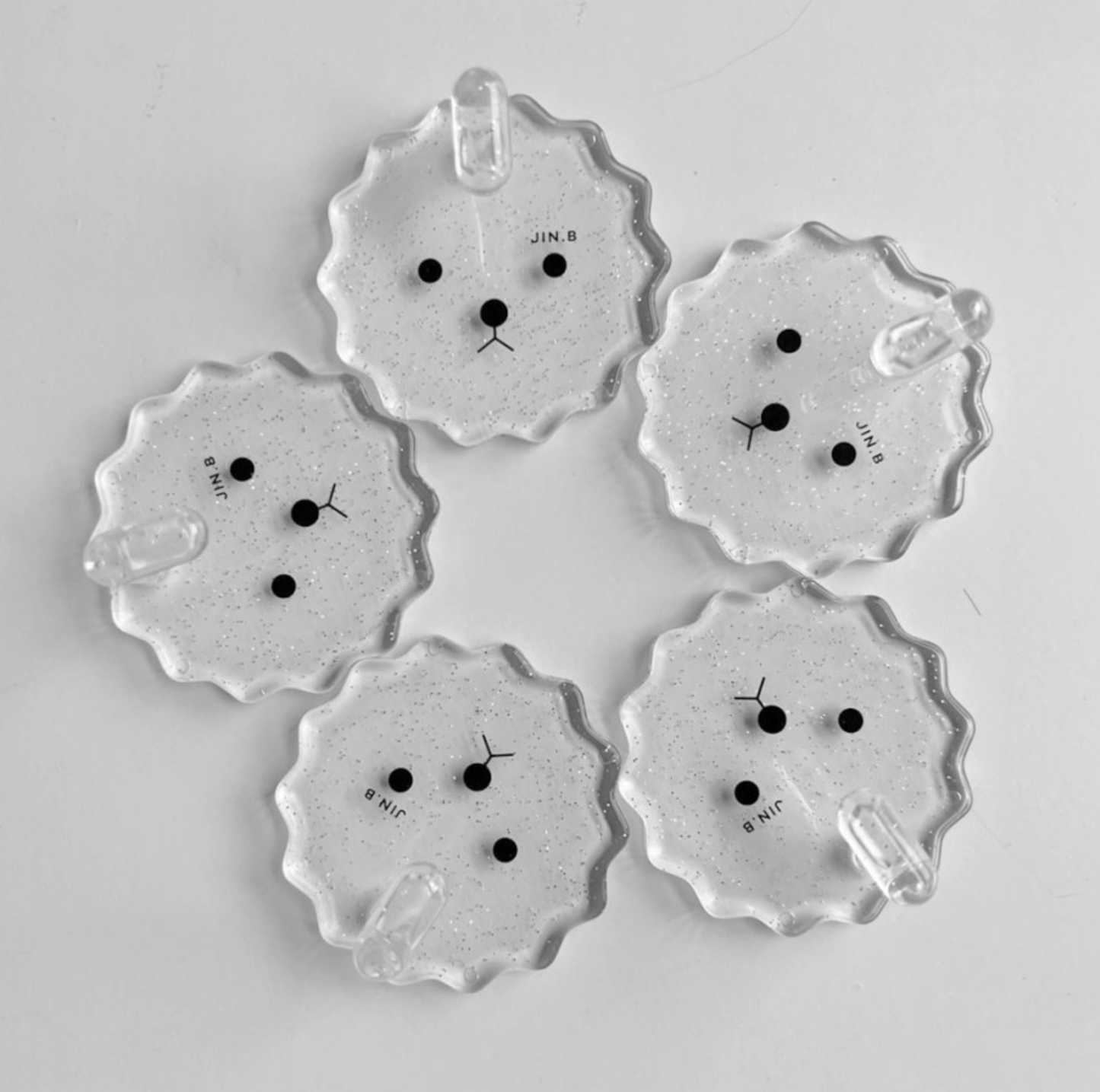 JIN.B Puppy nail tip stand 5pc set
