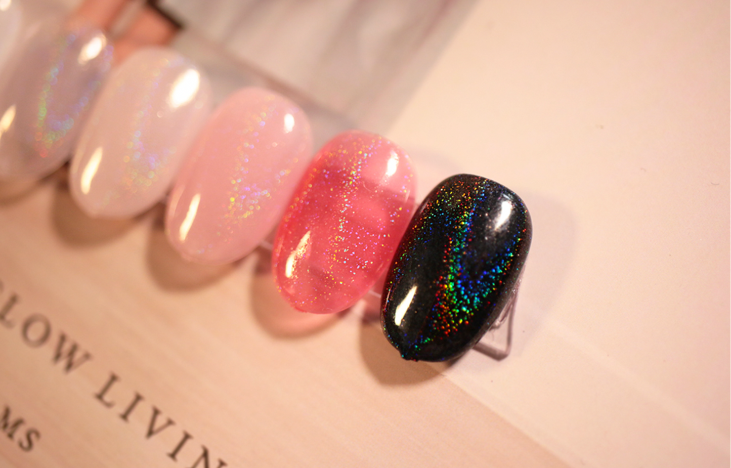 JINAUNNI Star way - Clear unicorn hologram chrome powder