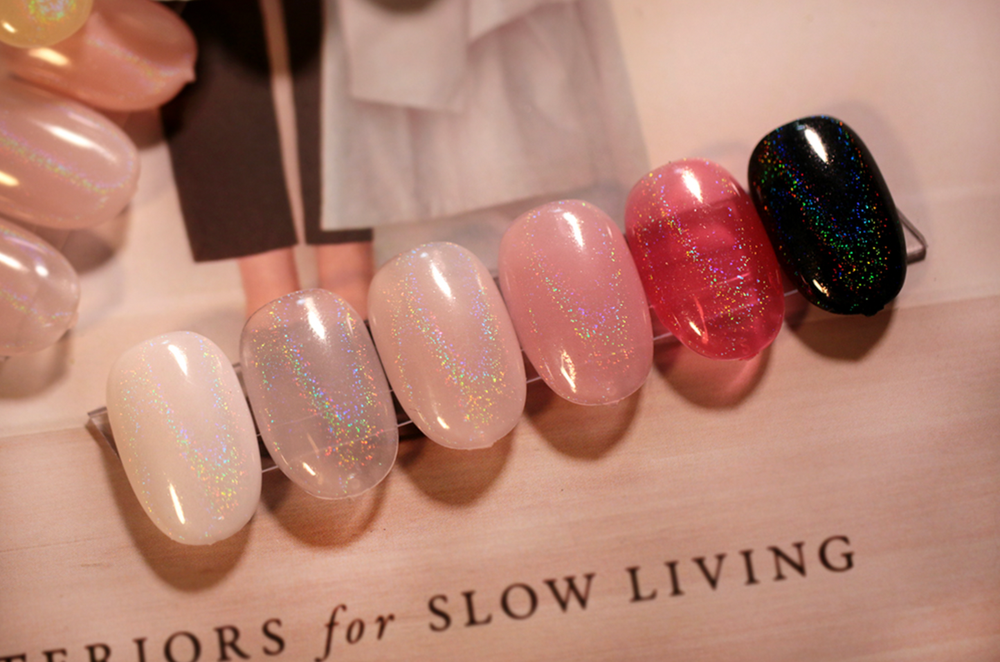 JINAUNNI Star way - Clear unicorn hologram chrome powder