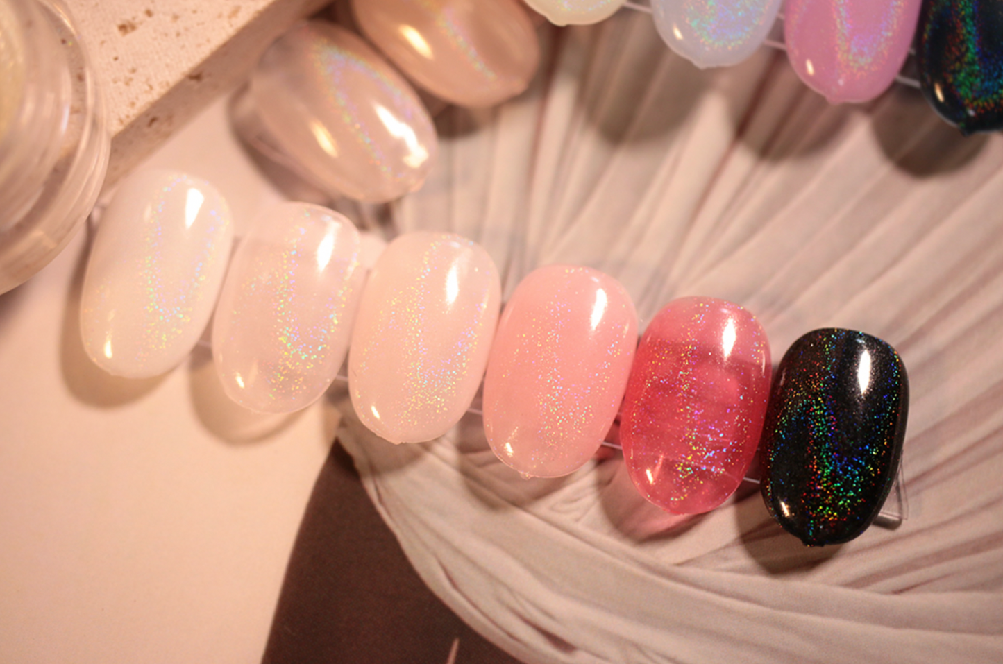 JINAUNNI Star way - Clear unicorn hologram chrome powder