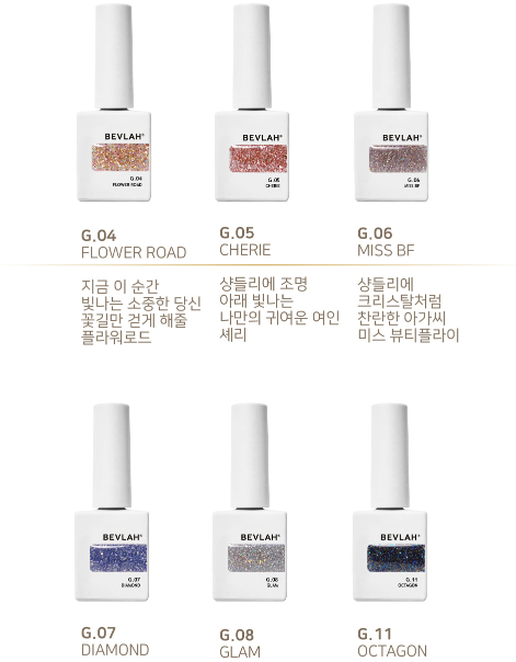 BEVLAH Chandelier glitter collection (HEMA FREE)