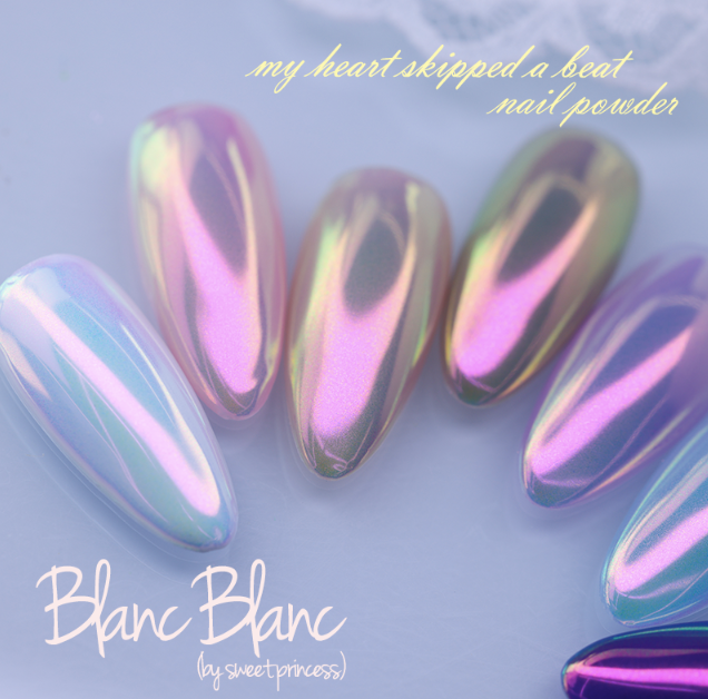 BLANC BLANC My heart skipped a beat chrome powder W47