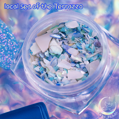 BLANC BLANC Local sea terrazzo shell