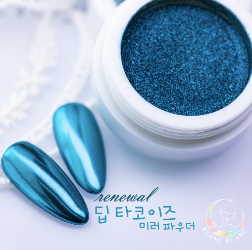 BLANC BLANC Deep Turquoise chrome W36
