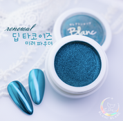 BLANC BLANC Deep Turquoise chrome W36