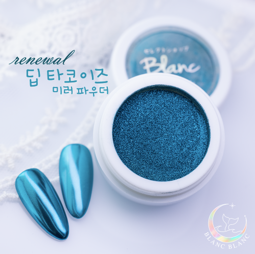 BLANC BLANC Deep Turquoise chrome W36