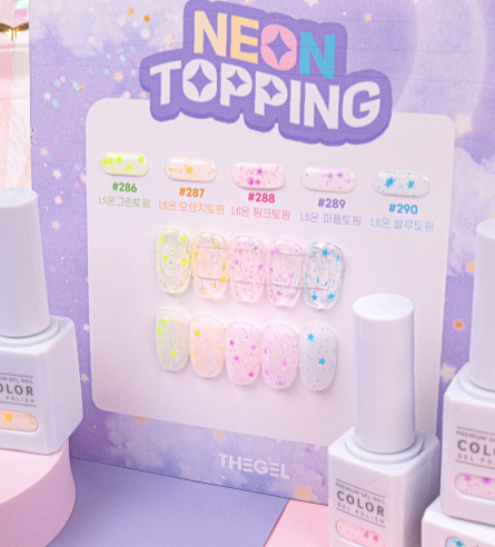 THE GEL Neon topping collection