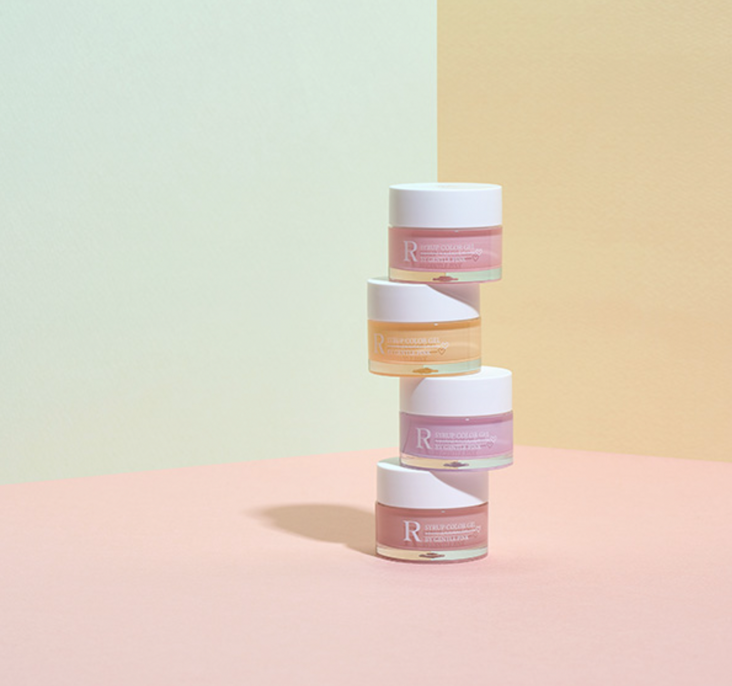 GENTLE PINK RG Syrup pot gel 10g - 4 colours