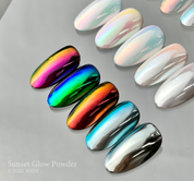 ICE GEL Sunset glow chrome powder
