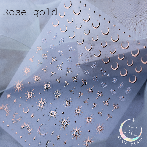 BLANC BLANC custom made mood stickers - Rose Gold