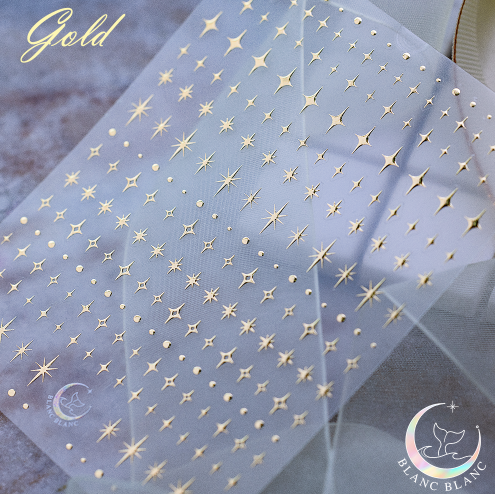 BLANC BLANC custom made Night Sky stickers - Gold
