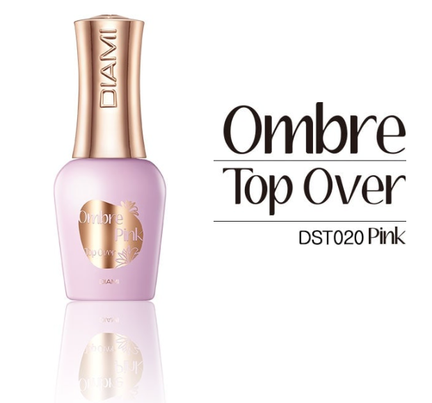 DIAMI Ombre top over - Pink (coloured builder & top gel)