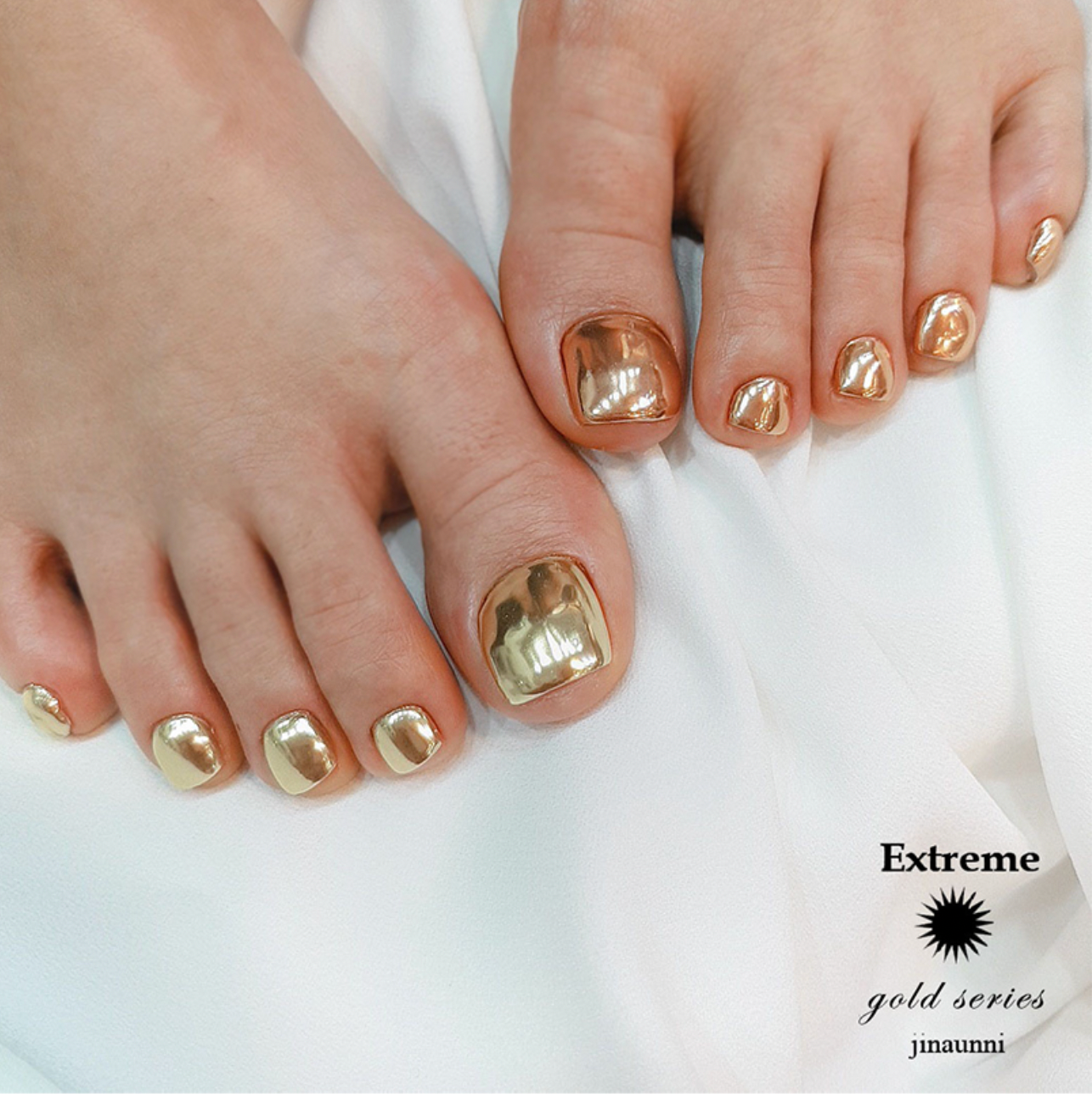 JINAUNNI Extreme gold chrome powder - 3 types