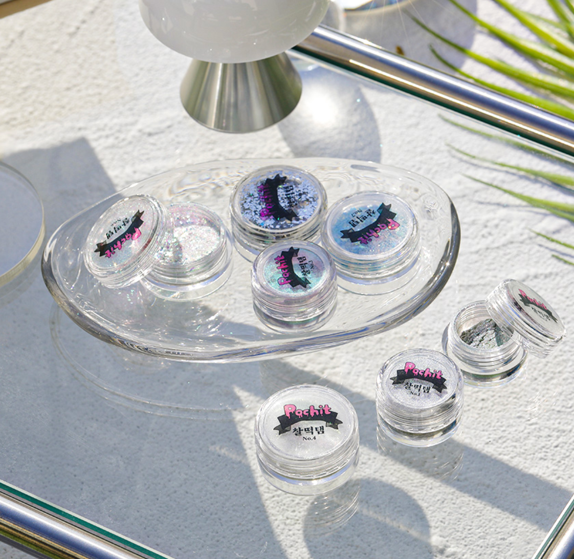 POCHIT X TAELIM Perfect taem 7pc glitter + chrome set - 4th edition