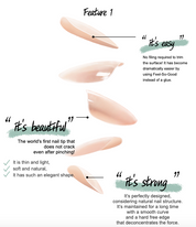 DIAMI Canoe easy full tip Round/Oval - soft gel extension system