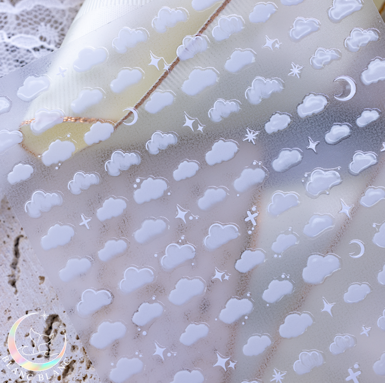 BLANC BLANC Floating cloud stickers