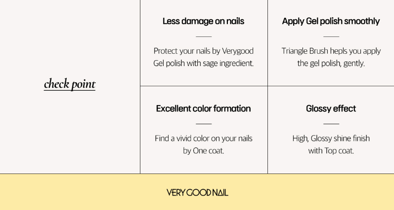 VERY GOOD NAIL Let's go picnic 8pc collection