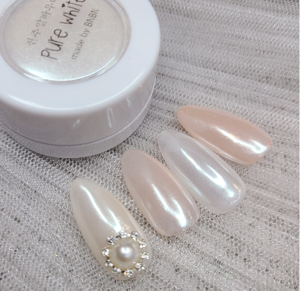 BONNIEBEE Pure white chrome - white pearl