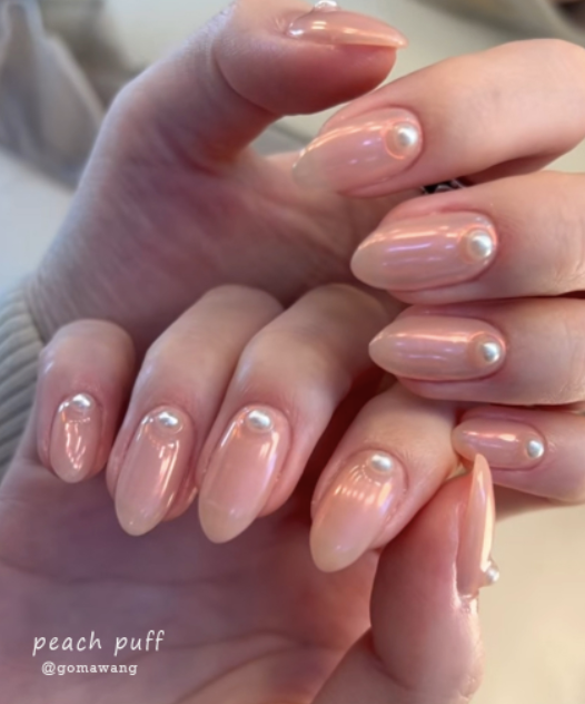 BONNIEBEE Peach puff chrome