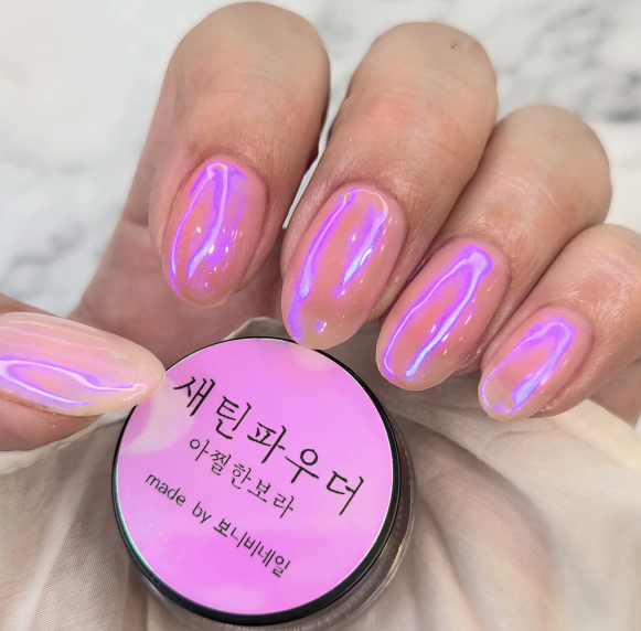 BONNIEBEE Satin chrome powder - Purple beam