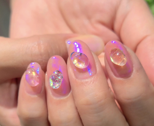 BONNIEBEE Satin chrome powder - Purple beam