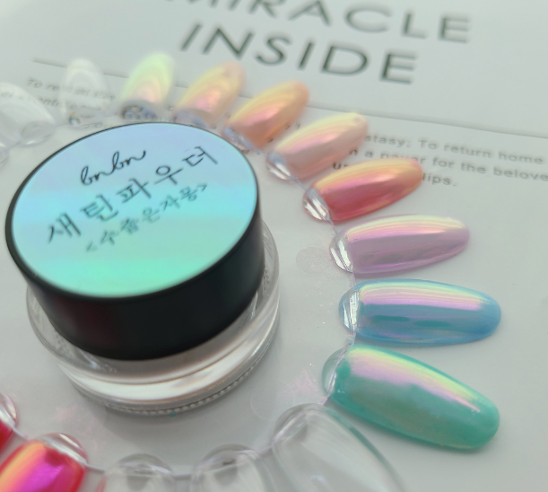 BONNIEBEE Satin chrome powder - Grapefruit pink