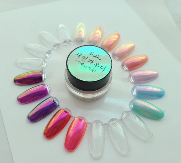 BONNIEBEE Satin chrome powder - Grapefruit pink