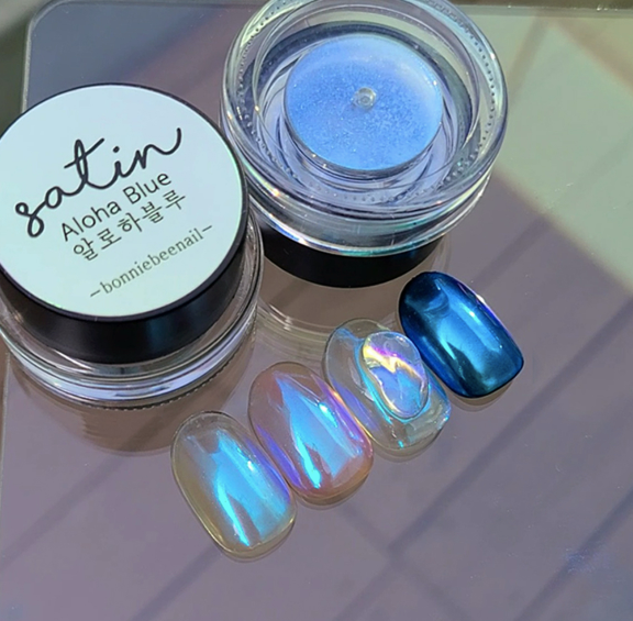 BONNIEBEE Satin chrome powder - Aloha blue