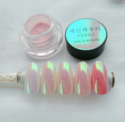 BONNIEBEE Satin chrome powder - Pink green