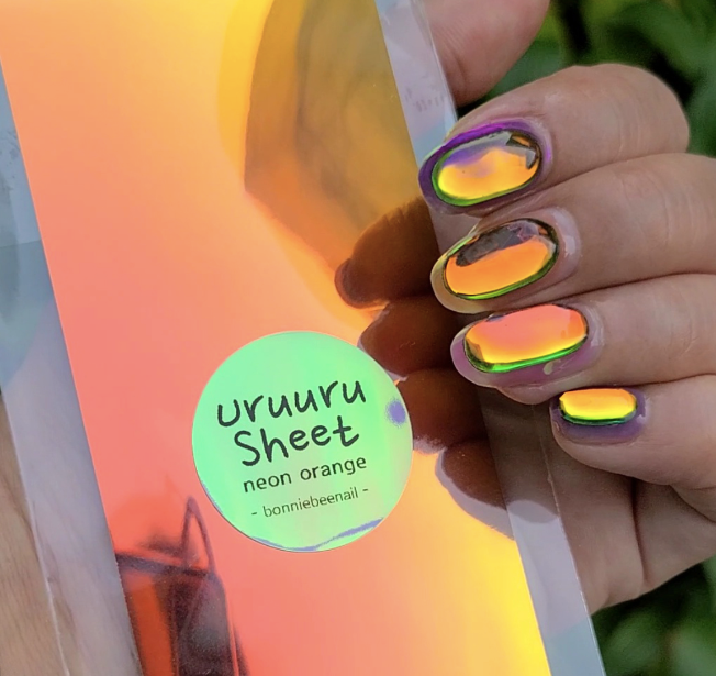 BONNIEBEE ururu sheet - neon orange