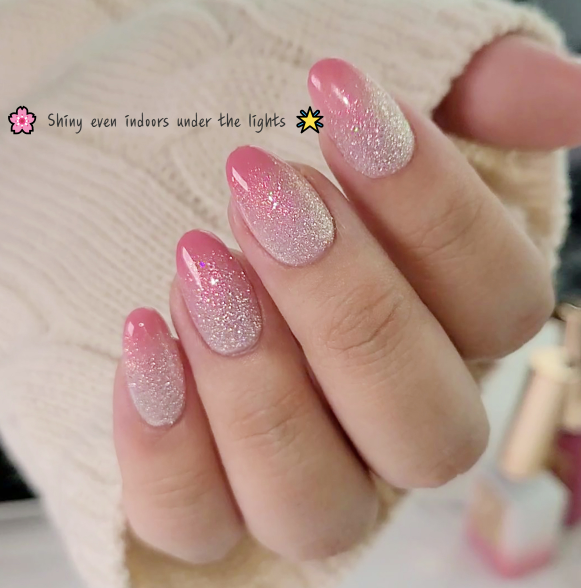 BONNIEBEE Super flash reflective glitter - pink night