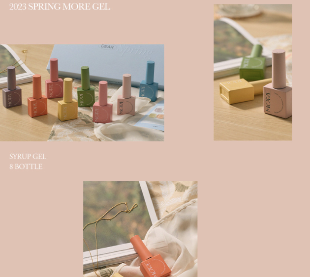 MORE GEL Dear spring 8pc syrup collection