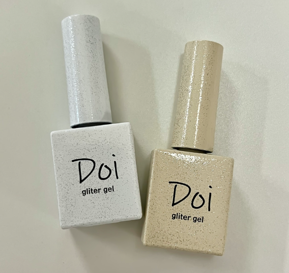 NAILBAYO - Doi glitter gel WHITE SILVER