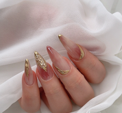 NAILBAYO - Doi glitter gel SAND GOLD