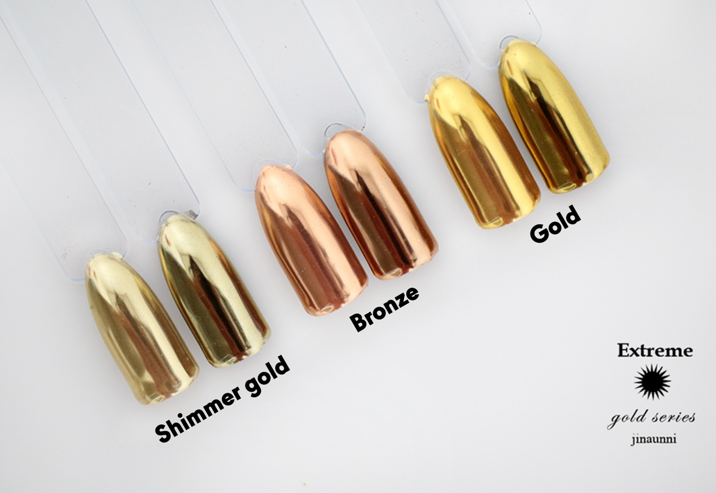 JINAUNNI Extreme gold chrome powder - 3 types