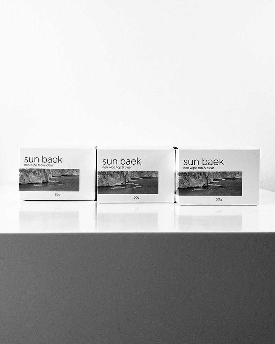 FIRST STREET Sun baek No wipe top & clear gel in 1 50g - renewal ver.