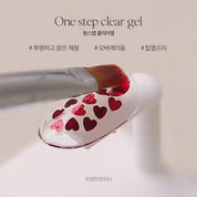 ESTEMIO One step clear gel 30g - overlay + top gel in 1