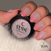 BONNIEBEE Super flash reflective glitter - pink night