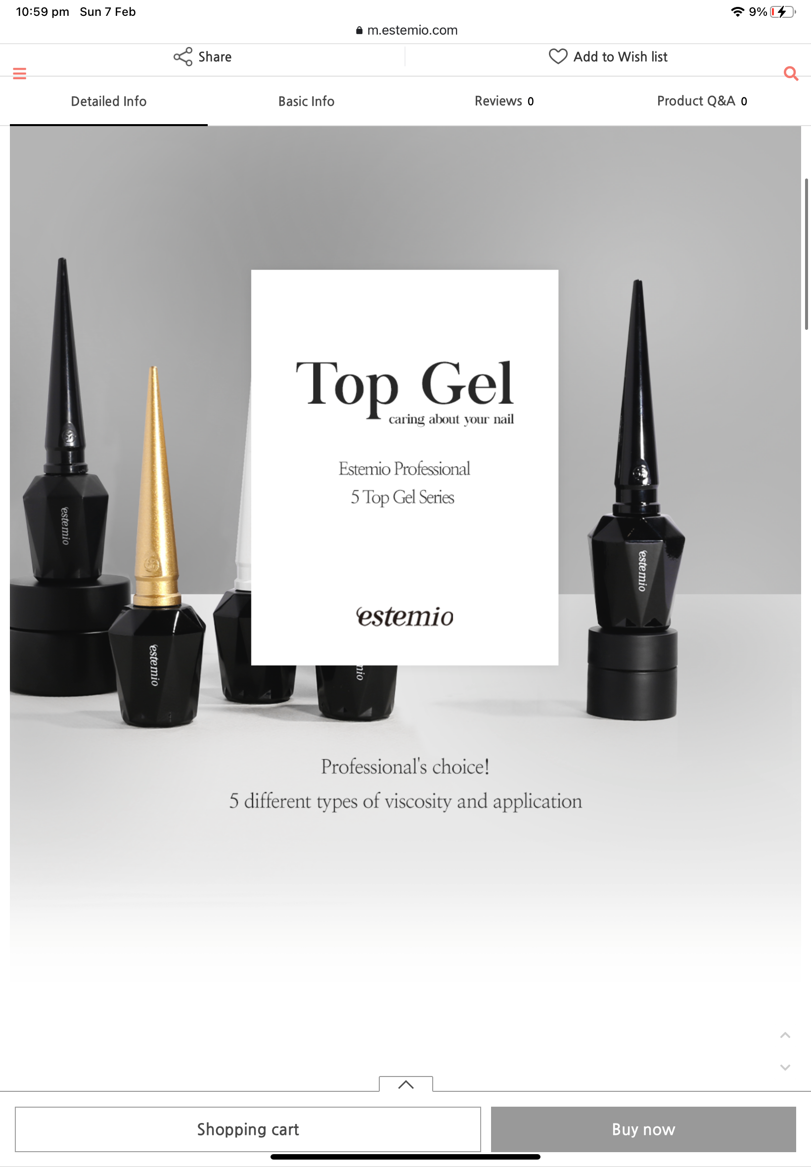 ESTEMIO Extension top gel 14ml