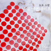 BLANC BLANC double sided clear dot tape 100pc